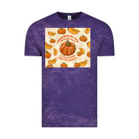 Cloud Purple pumpkin spice fall leaves Vintage Tee - TumblerDesignByShophia