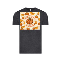 Vintage Black pumpkin spice fall leaves Vintage Tee - TumblerDesignByShophia