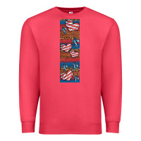 Cardinal usa flag and cross penwraps Premium Sweatshirt - Artiststas