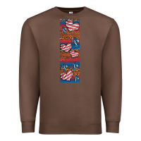 Chestnut usa flag and cross penwraps Premium Sweatshirt - Artiststas
