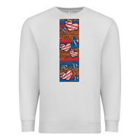 Dove Grey usa flag and cross penwraps Premium Sweatshirt - Artiststas