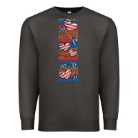 Smoke usa flag and cross penwraps Premium Sweatshirt - Artiststas