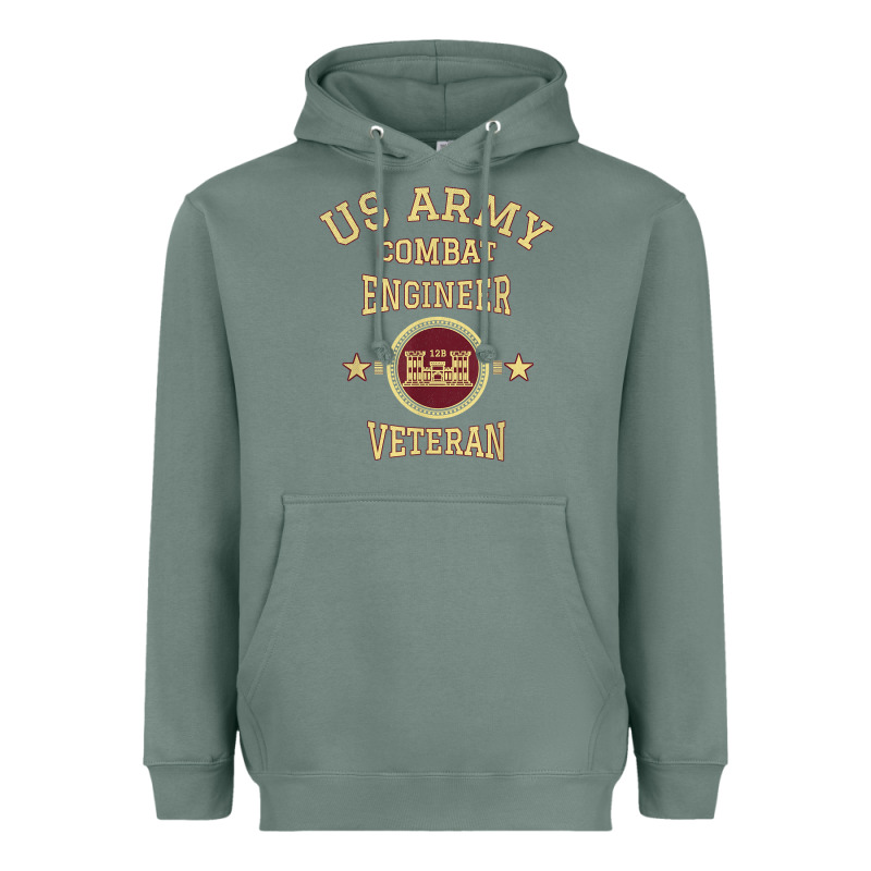 Us Army Combat Engineer Combat Engineer Veteran Gift Heavyweight Hoodie by minhPixels | Teevron