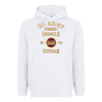 White US Army Combat Engineer Combat Engineer Veteran Gift Heavyweight Hoodie - minhPixels