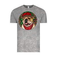 Cloud Rock Christmas English Bulldog Vintage Tee - RanaPortraitStore