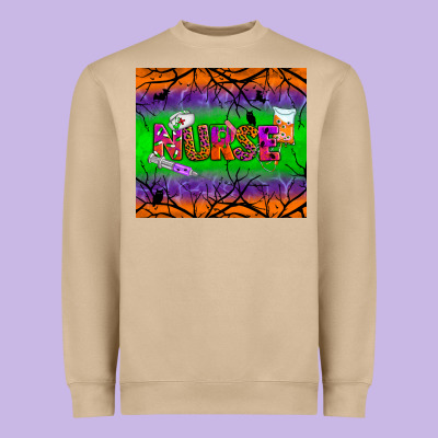 Halloween Nurse Tumbler Heavyweight Sweatshirt Designed By Bundleandbundleshop