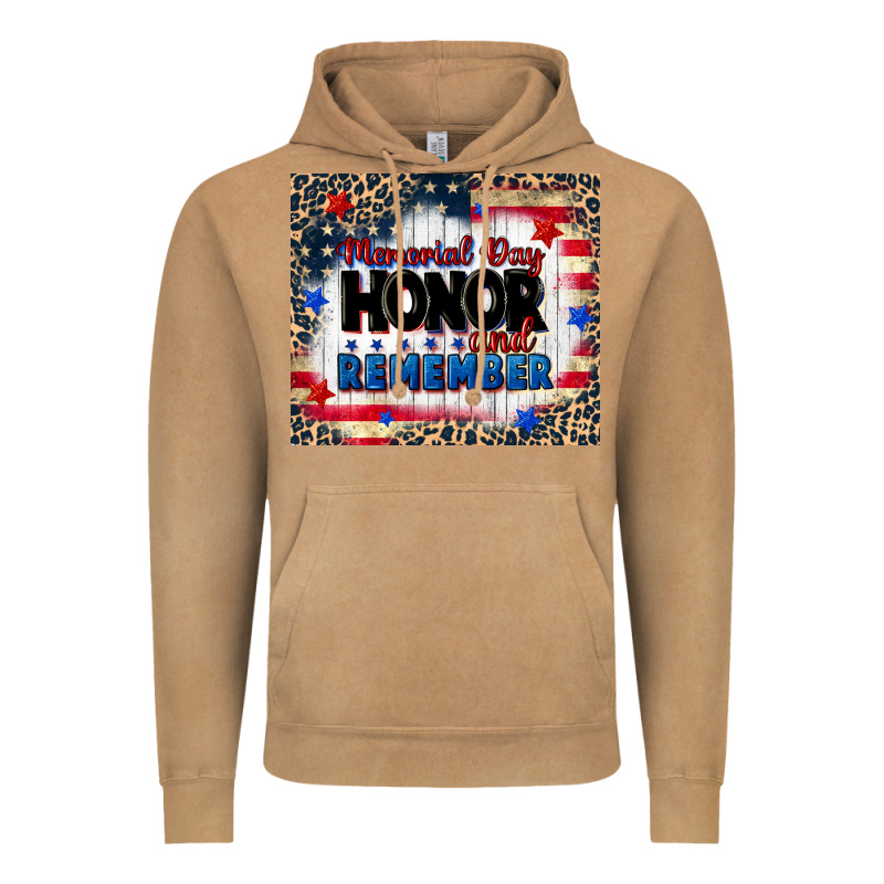 Memorial Day Honor And Remember Vintage Hoodie by CowGirlArtShop | Teevron