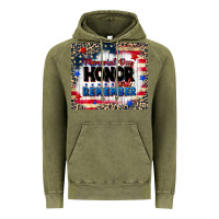 Vintage Olive memorial day honor and remember Vintage Hoodie - CowGirlArtShop