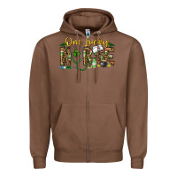 Chestnut one lucky nurse Zipper Hoodie - CowhideDigitalArt