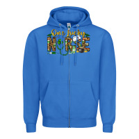True Royal one lucky nurse Zipper Hoodie - CowhideDigitalArt