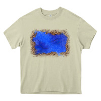 Mossy gemstone blue leopard background Heavy Core Tee - JahusDesignShop