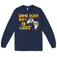 Navy game over back to school Long Sleeve Tee - CowGirlArtShop