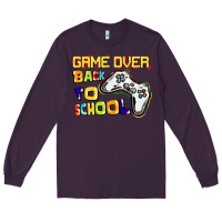 Plum game over back to school Long Sleeve Tee - CowGirlArtShop