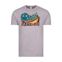 Vintage Zinc Tastes like freedom 4th of july Vintage Tee - HowdyJamesFarm