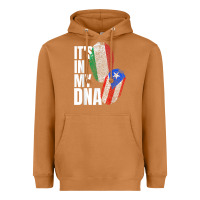 Meerkat Italian And Puerto Rican DNA Mix Flag Heritage Gift Heavyweight Hoodie - minhPixels