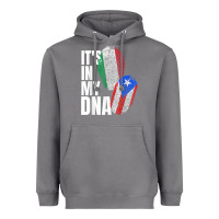 Storm Italian And Puerto Rican DNA Mix Flag Heritage Gift Heavyweight Hoodie - minhPixels