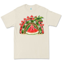 Bone watermelon slice  rainbow Premium Tee - BarkalooDesign