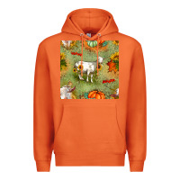 Carrot fall goats seamless pattern Premium Hoodie - BundleAndBundleShop