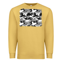 Antique Gold black and white camouflage background Premium Sweatshirt - Artiststas