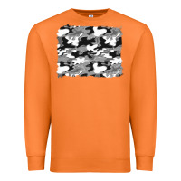 Carrot black and white camouflage background Premium Sweatshirt - Artiststas