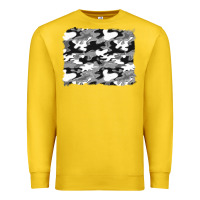 Lemon black and white camouflage background Premium Sweatshirt - Artiststas