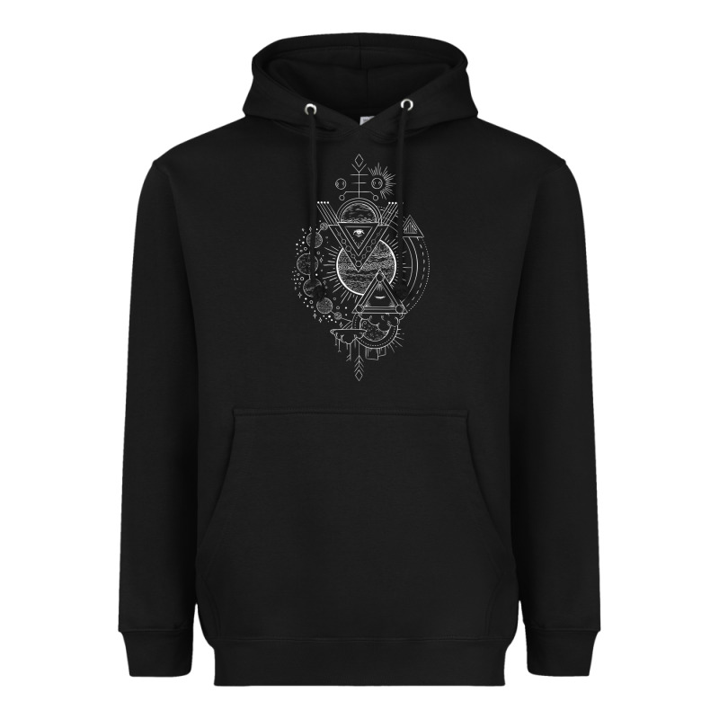 As Above So Below Gift Alchemy Gift Blackcraft Heavyweight Hoodie by minhPixels | Teevron