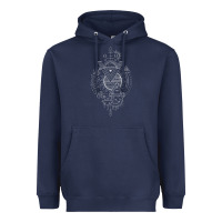 Navy As Above So Below GIFT Alchemy GIFT Blackcraft Heavyweight Hoodie - minhPixels