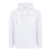 White Womens Nutritionist Gifts For Health Coach or Registered Dietitian Heavyweight Hoodie - minhPixels
