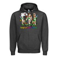 Charcoal Heather rn registered nurse Zipper Hoodie - CowhideDigitalArt