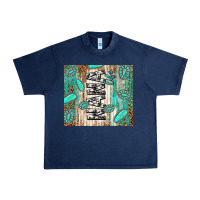 Navy nana life glitter leopard Urban Heavy Tee - TumblerDesignByShophia