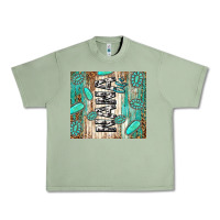 Oil Green nana life glitter leopard Urban Heavy Tee - TumblerDesignByShophia
