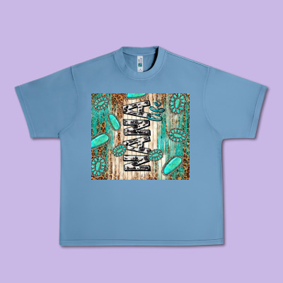 Nana Life Glitter Leopard Urban Heavy Tee Designed By Tumblerdesignbyshophia