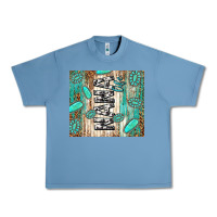 Pebble Blue nana life glitter leopard Urban Heavy Tee - TumblerDesignByShophia