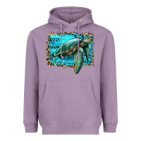 Lavender sea turtle with background Heavyweight Hoodie - Artiststas