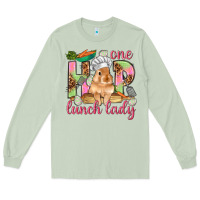 Matcha One hip lunch lady Easter Day Long Sleeve Tee - HowdyJamesFarm