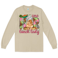 Mushroom One hip lunch lady Easter Day Long Sleeve Tee - HowdyJamesFarm