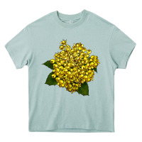 Arona Oregon Grape Flower Illustrations Heavy Core Tee - LillyAllenDesigns