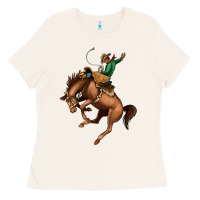 Bone Bucking Bronco Rodeo Ladies Tee - Bettercallsaul