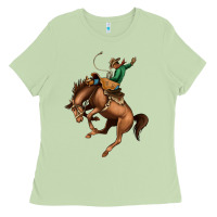 Matcha Bucking Bronco Rodeo Ladies Tee - Bettercallsaul