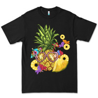 Black pineapple enjoying Premium Tee - BarkalooDesign
