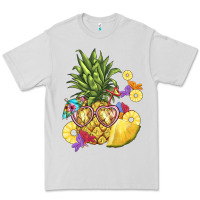 Dove Grey pineapple enjoying Premium Tee - BarkalooDesign