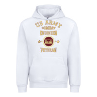 White US Army Combat Engineer Combat Engineer Veteran Gift Urban Hoodie - minhPixels