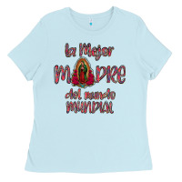 Baby Blue La mejor Madre Del Mundo Mundial Ladies Tee - Bettercallsaul
