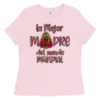 Bubblegum Pink La mejor Madre Del Mundo Mundial Ladies Tee - Bettercallsaul