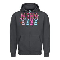 Smoke easter day mama Zipper Hoodie - CowhideDigitalArt