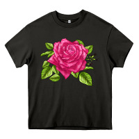 Asphalt Perfume Delight Rose Heavy Core Tee - LillyAllenDesigns