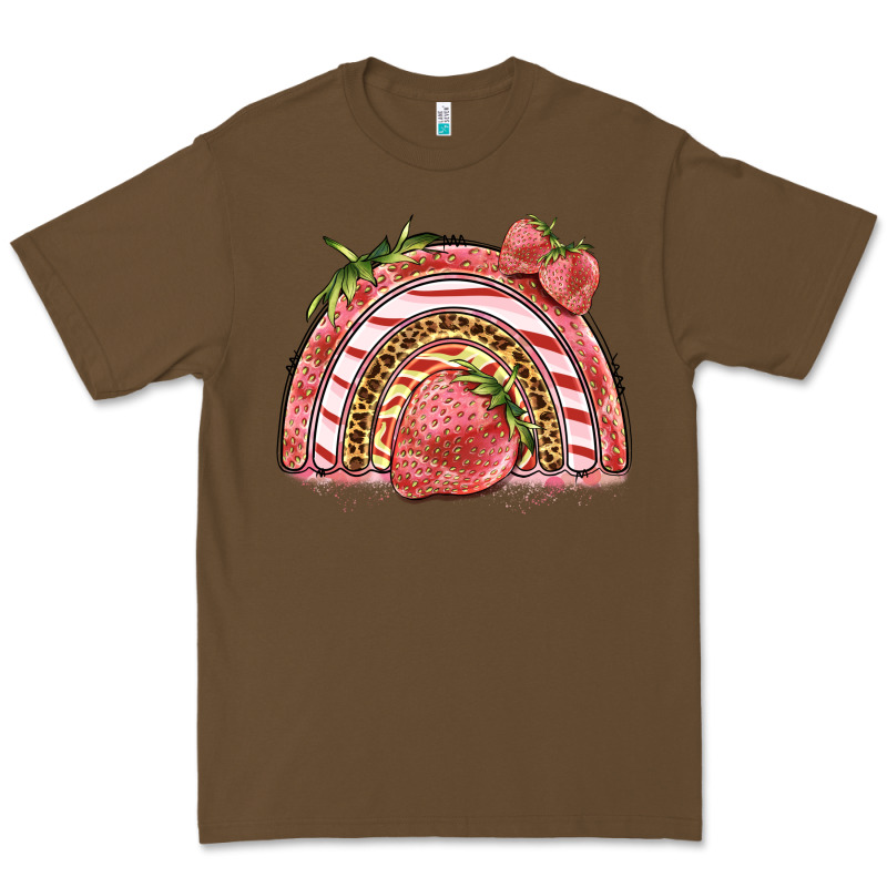Strawberry Rainbow Premium Tee by BarkalooDesign | Teevron