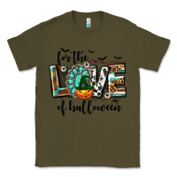 Army Green Western For The Love of Halloween Classic Tee - texasbilliewilder