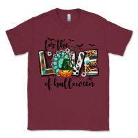 Burgundy Western For The Love of Halloween Classic Tee - texasbilliewilder