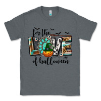 Charcoal Heather Western For The Love of Halloween Classic Tee - texasbilliewilder